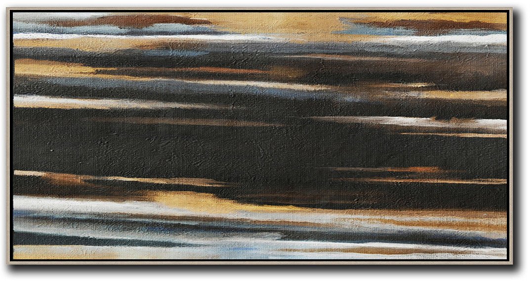 Panoramic Abstract Landscape Art #DH11D - Click Image to Close